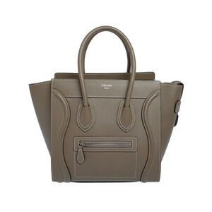 Celine Shopper Tote Luggage Logo Handbag